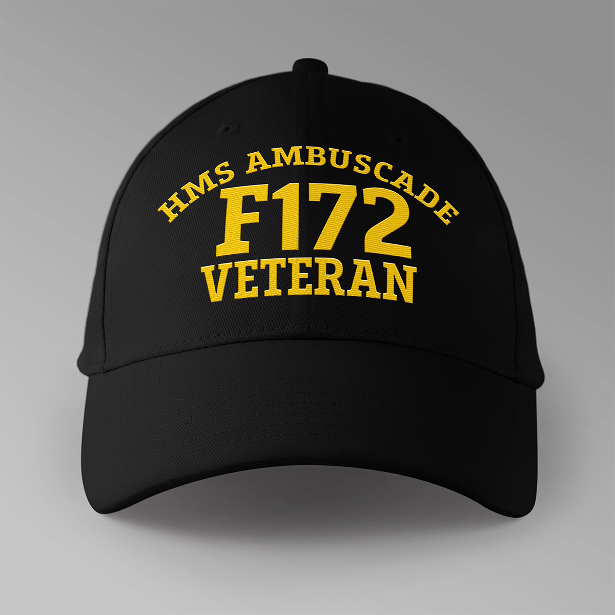 HMS Ambuscade F172 Veteran - Embroidered Personalised Baseball Cap