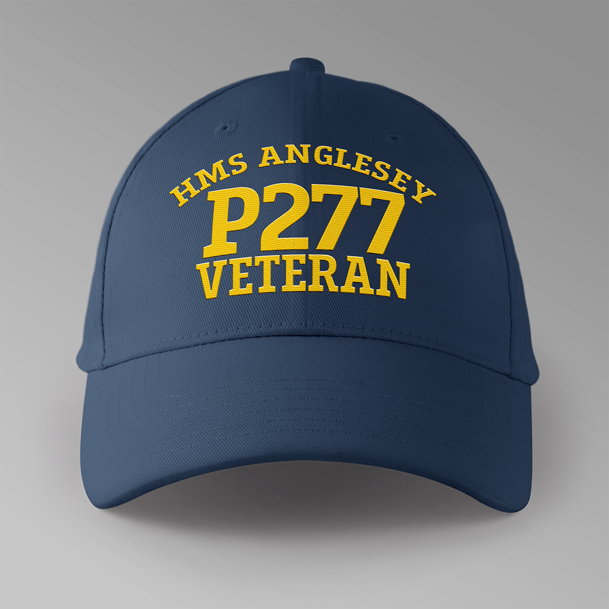 HMS Anglesey P277 Veteran - Embroidered Personalised Baseball Cap