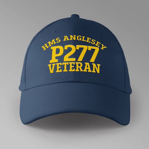 HMS Anglesey P277 Veteran - Embroidered Personalised Baseball Cap