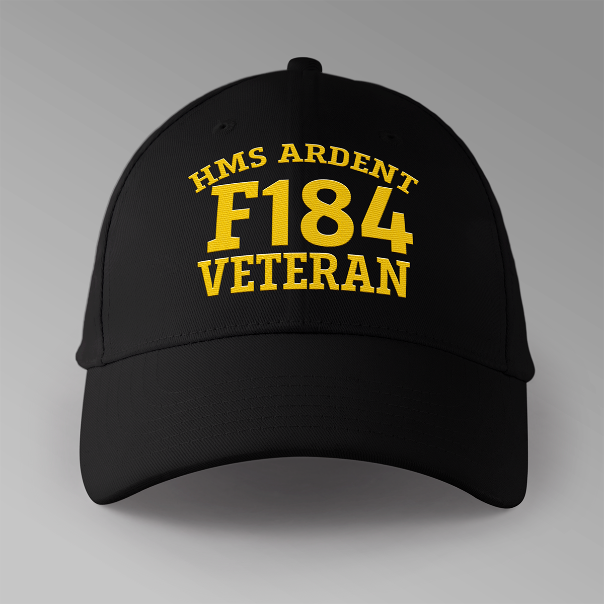 HMS Ardent F184 Veteran - Embroidered Personalised Baseball Cap