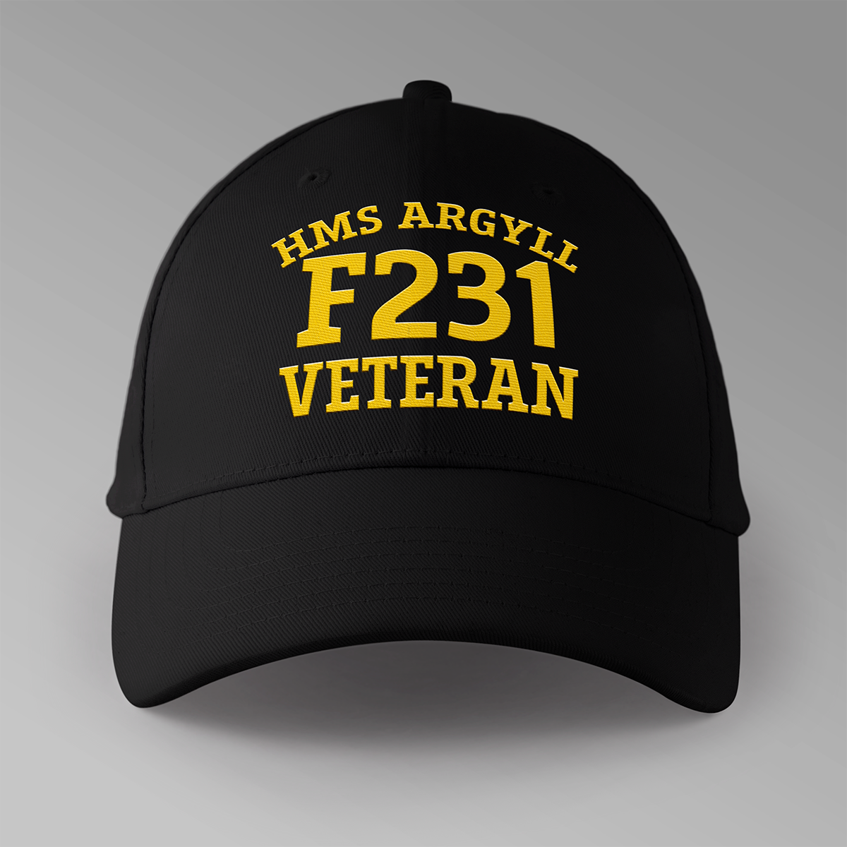 HMS Argyll F231 Veteran - Embroidered Personalised Baseball Cap