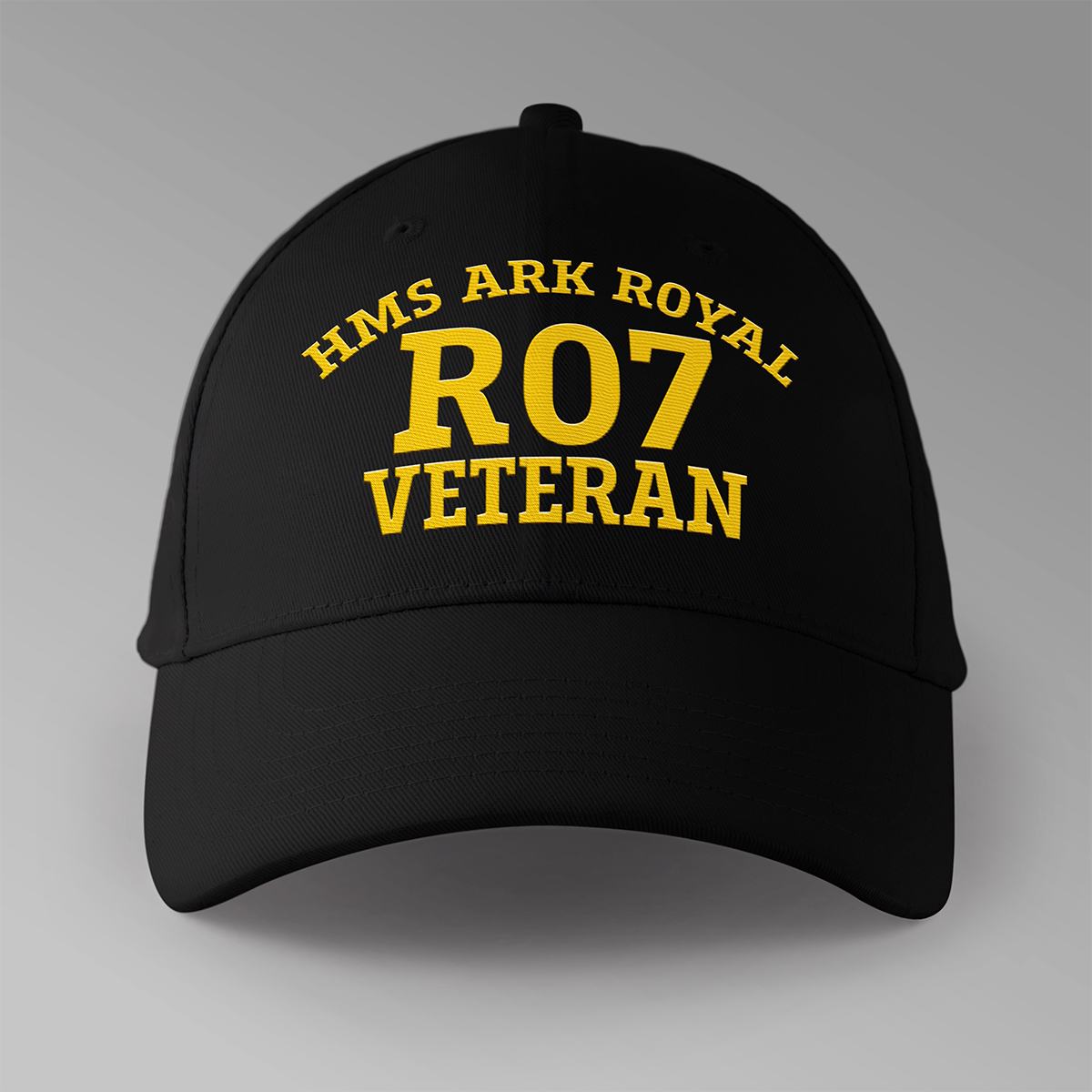 HMS Ark Royal R07 Veteran - Embroidered Personalised Baseball Cap