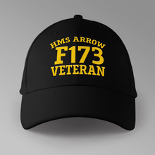 Load image into Gallery viewer, HMS Arrow F173 Veteran - Embroidered Personalised Baseball Cap
