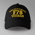 HMS Blackwood F78 Veteran - Embroidered Personalised Baseball Cap
