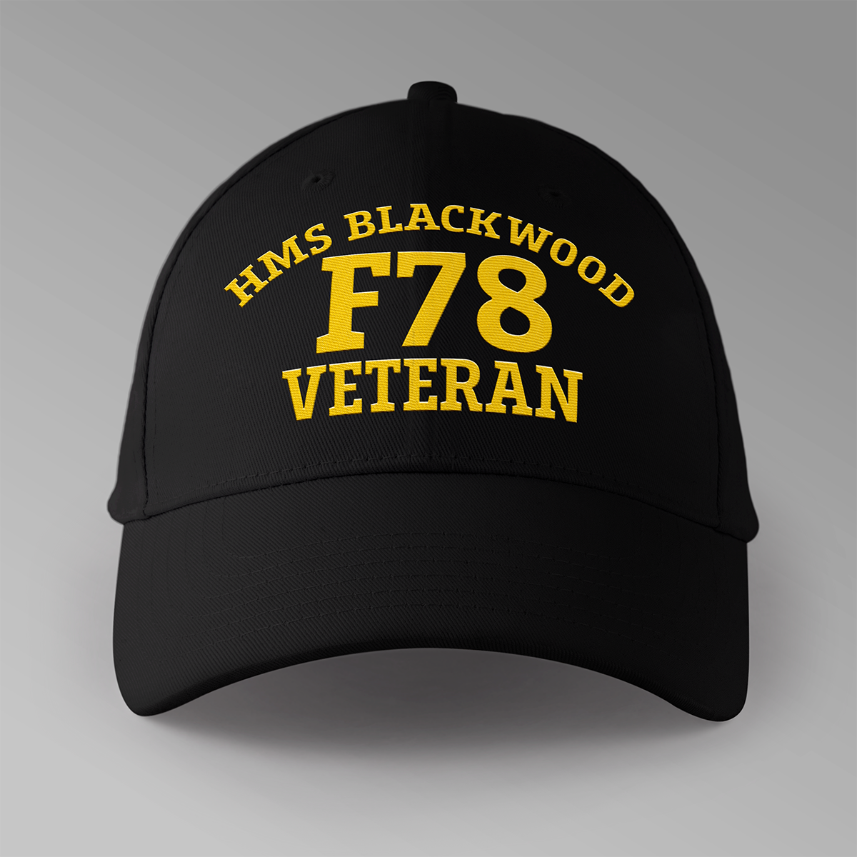 HMS Blackwood F78 Veteran - Embroidered Personalised Baseball Cap