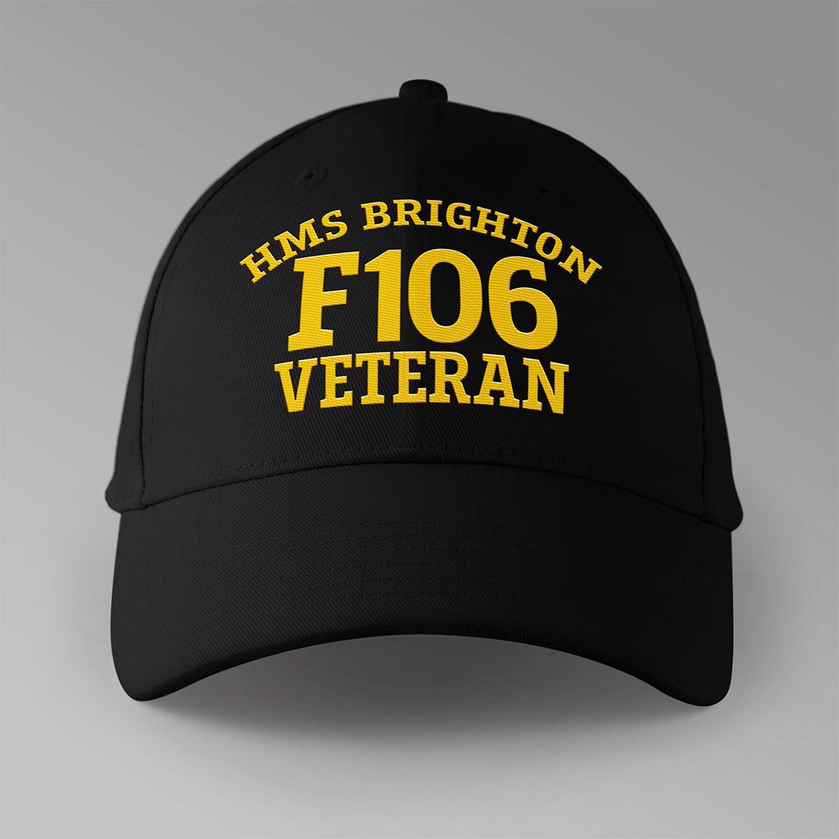 HMS Brighton F106 Veteran - Embroidered Personalised Baseball Cap