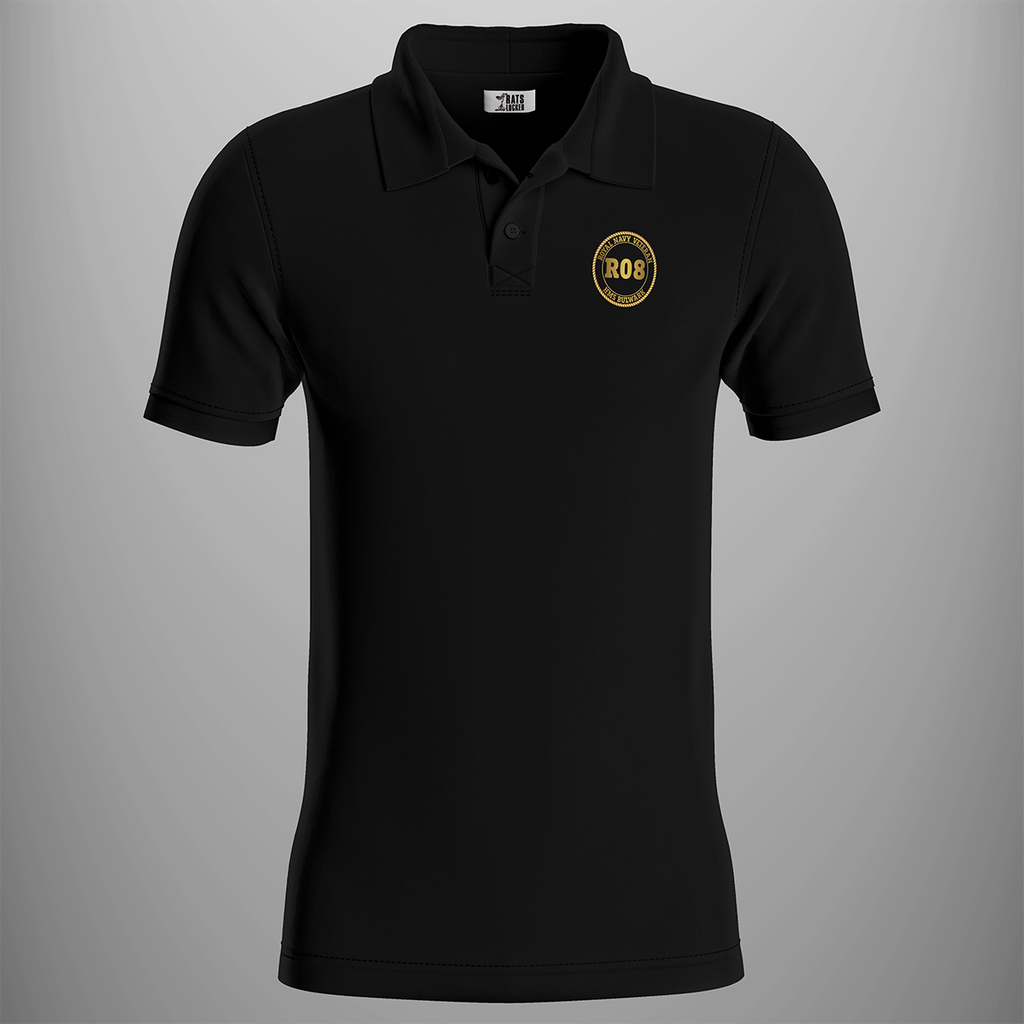 Open R08 File HMS Bulwark R08 Pennant Number Polo Shirt – The Rats Locker