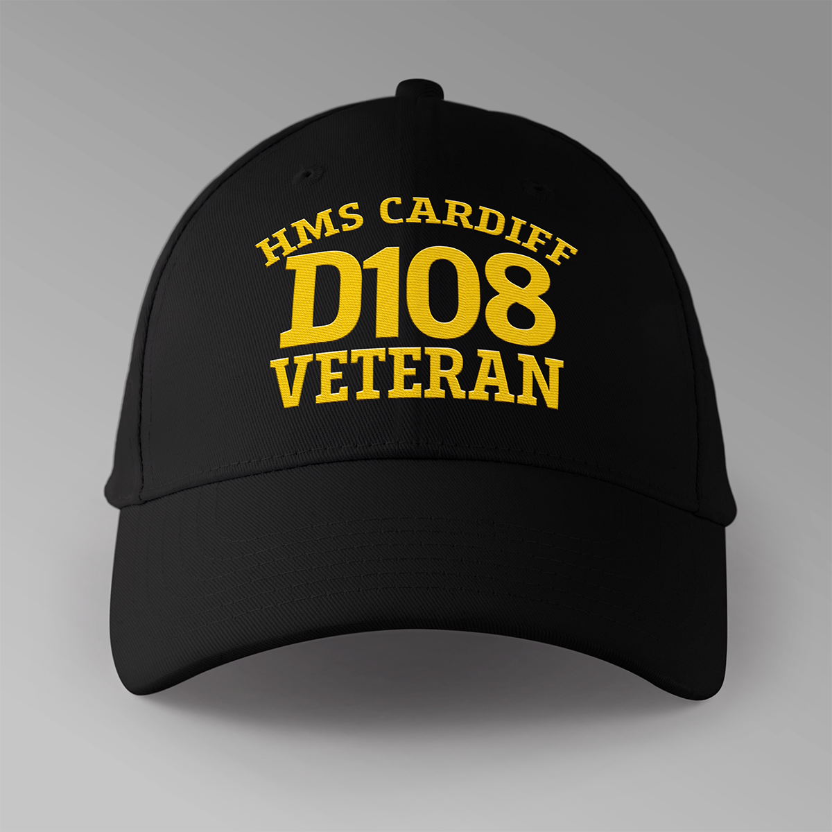 HMS Cardiff D108 Veteran - Embroidered Personalised Baseball Cap