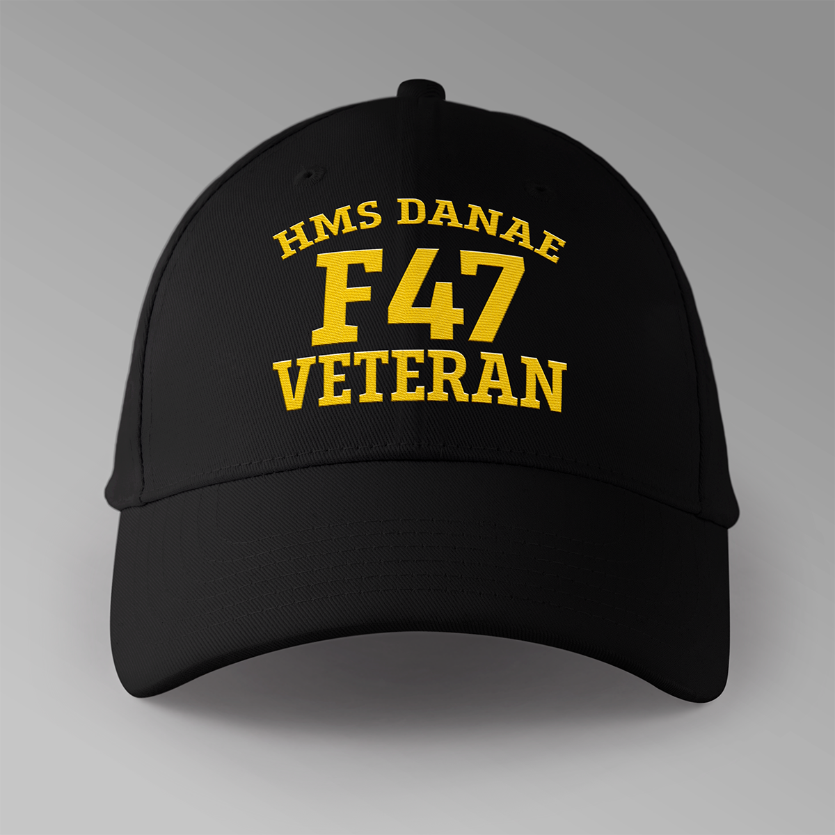 HMS Danae F47 Veteran - Embroidered Personalised Baseball Cap