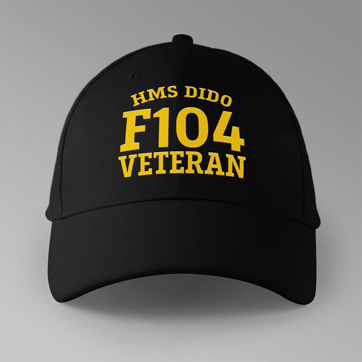 HMS Dido F104 Veteran - Embroidered Personalised Baseball Cap