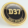 HMS Duncan D37 Pennant Number Pin/Lapel Badge