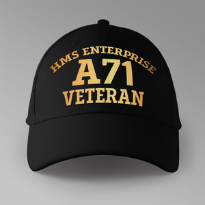 HMS Enterprise A71 Veteran - Personalised Baseball Cap