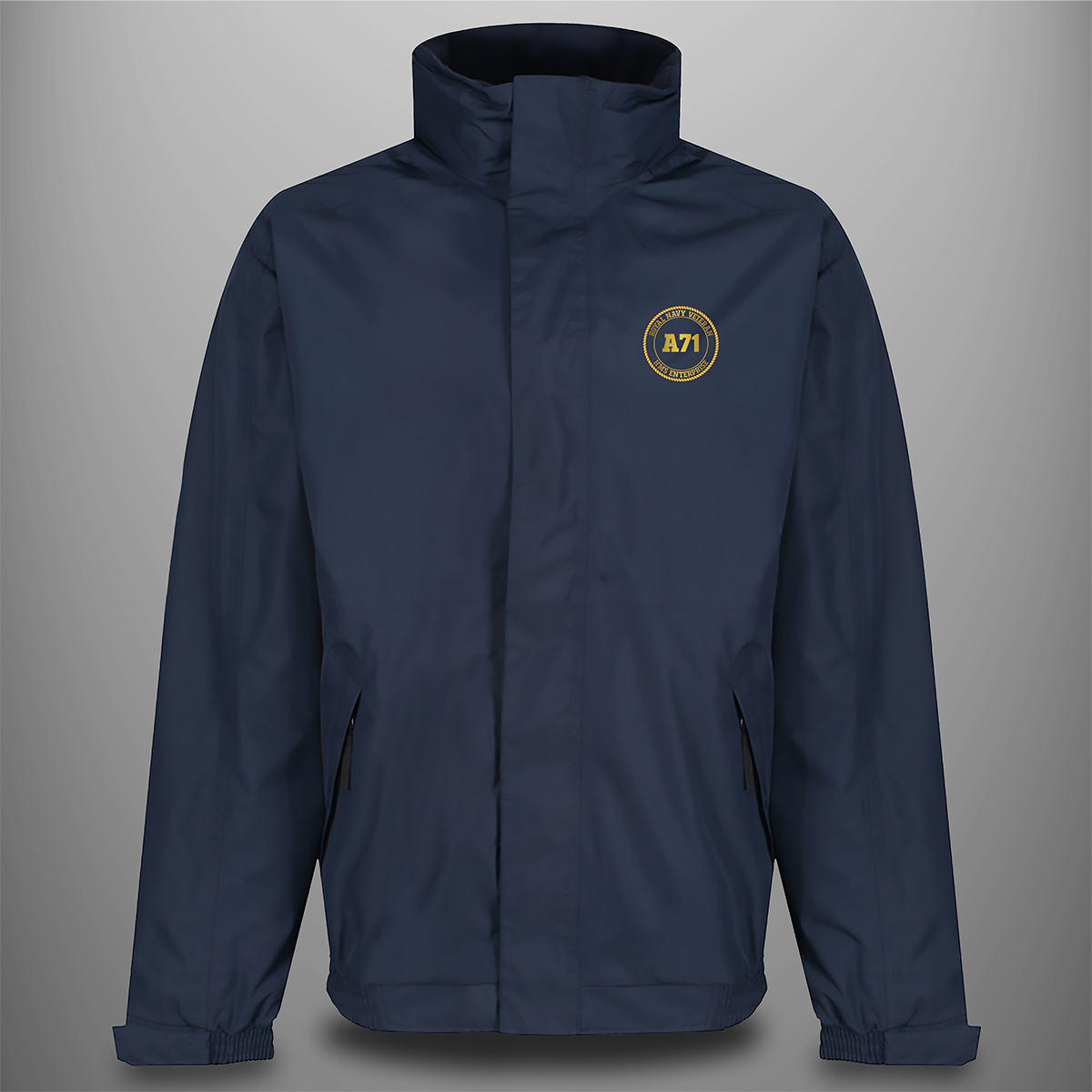 HMS Enterprise A71 Pennant Number Windy Burbs Jacket
