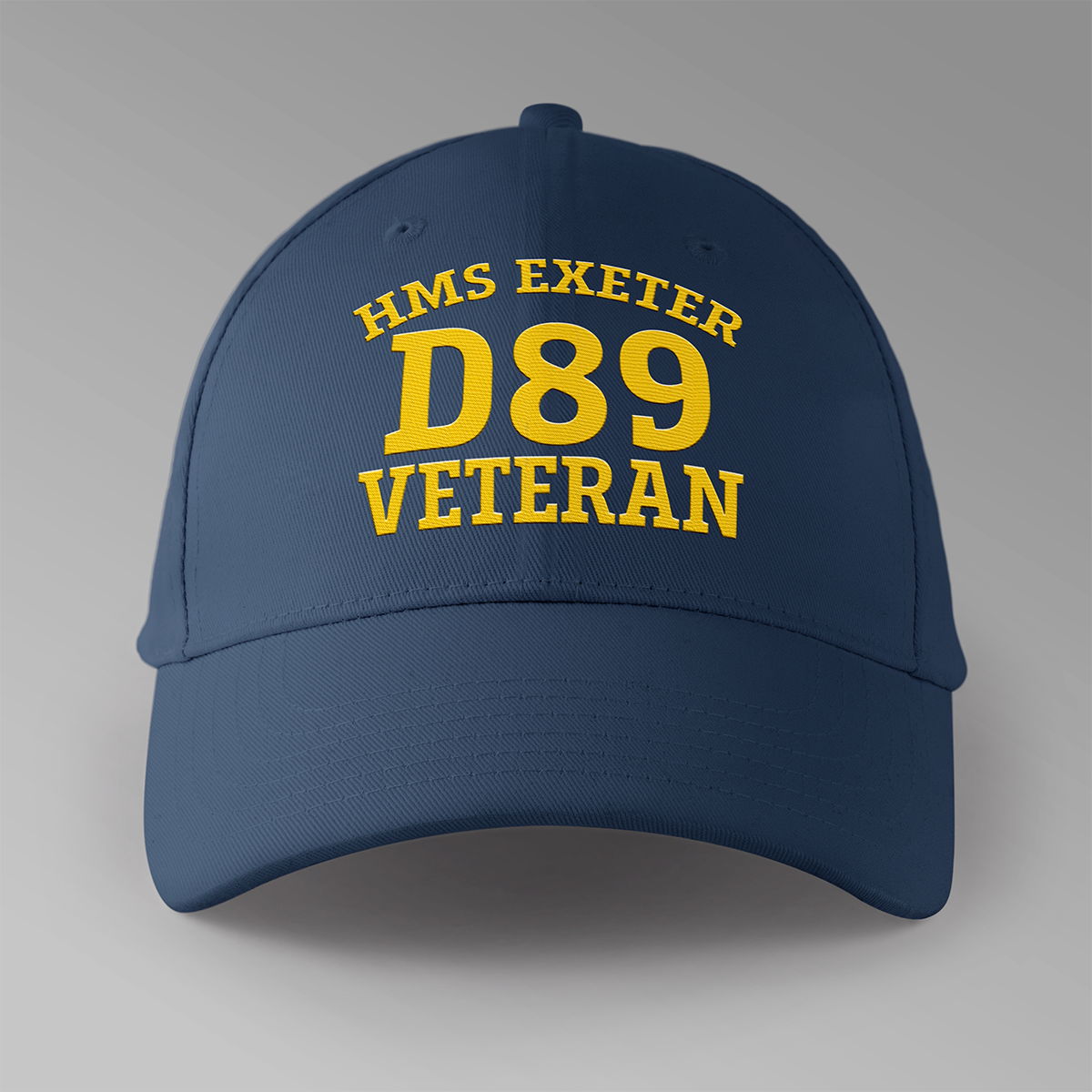 HMS Exeter D89 Veteran - Embroidered Personalised Baseball Cap
