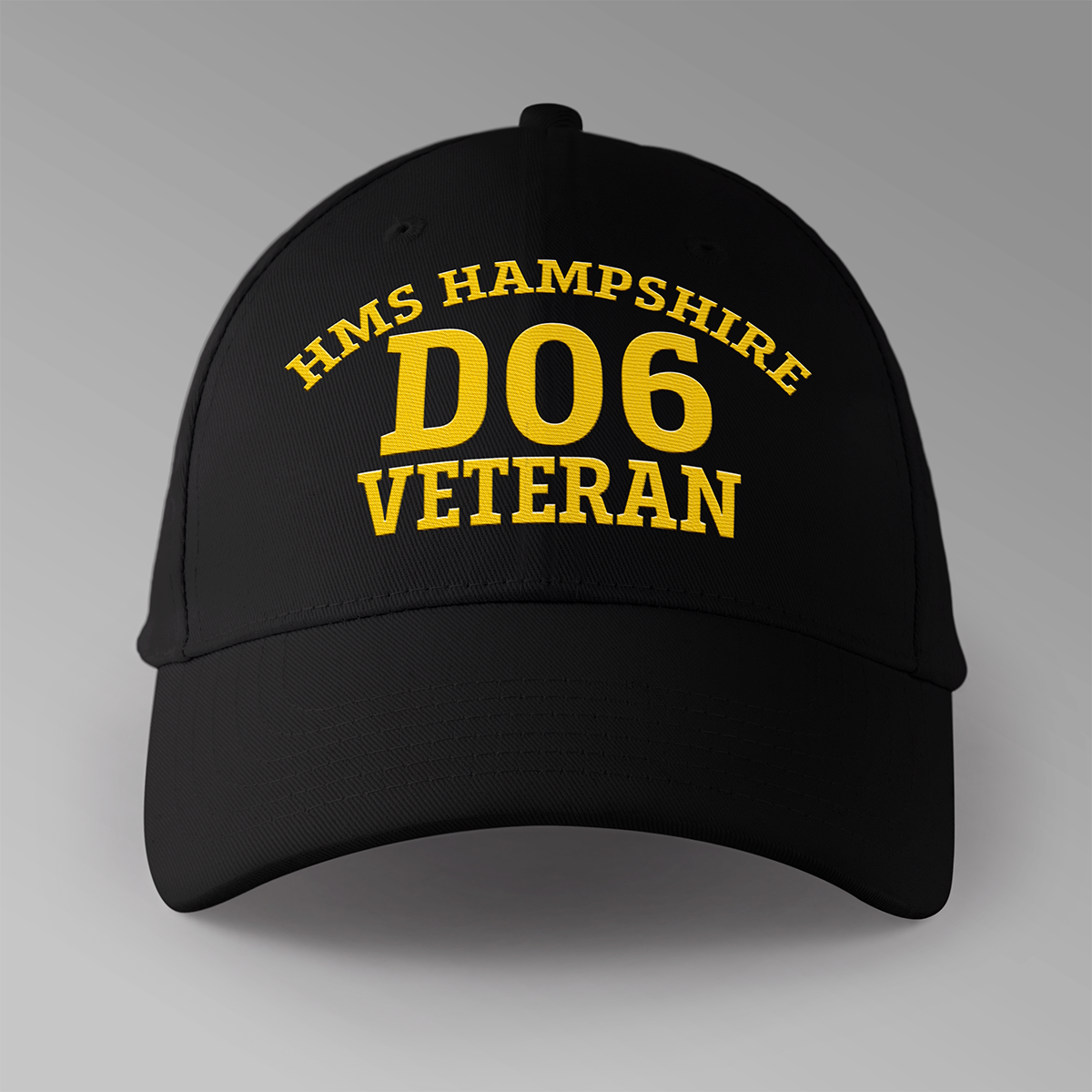 HMS Hampshire D06 Veteran - Embroidered Personalised Baseball Cap