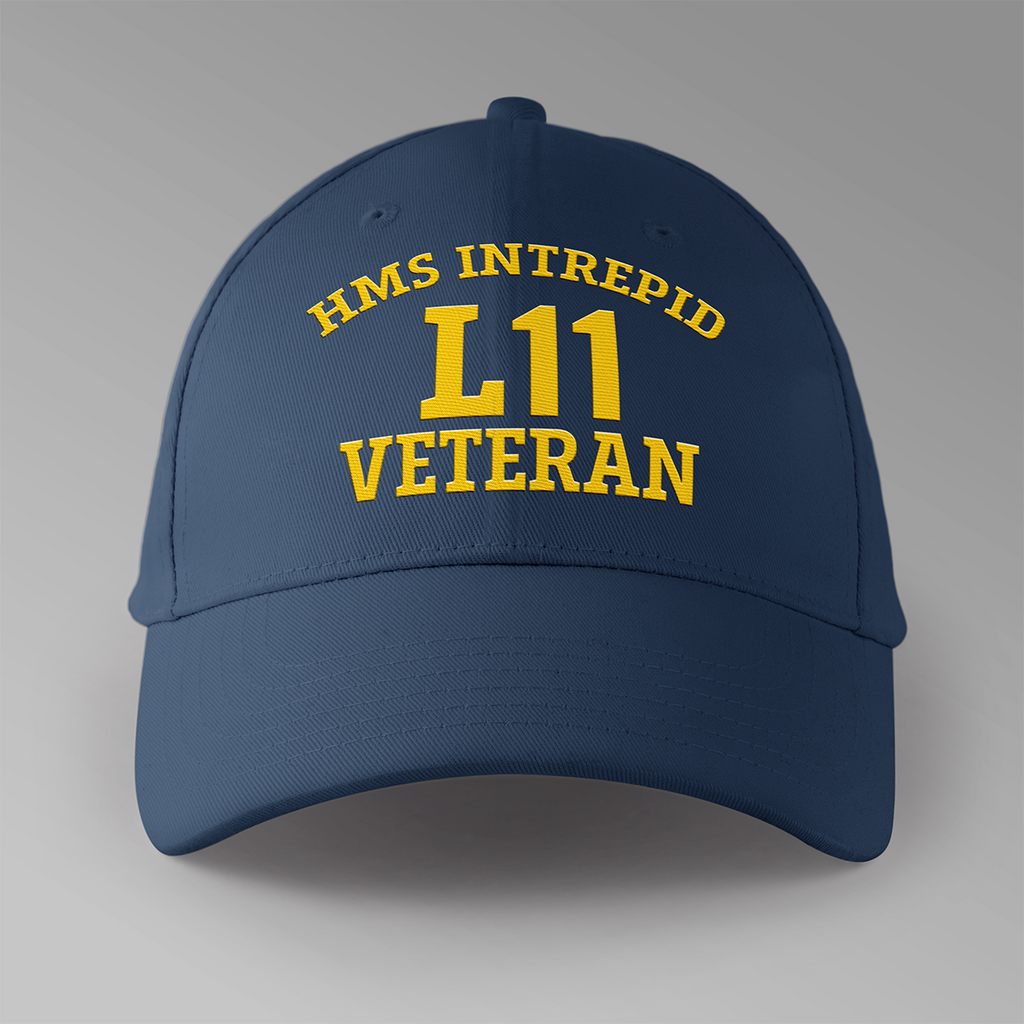HMS Intrepid L11 Veteran - Embroidered Personalised Baseball Cap