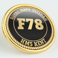 HMS Kent F78 Pennant Number Pin/Lapel Badge