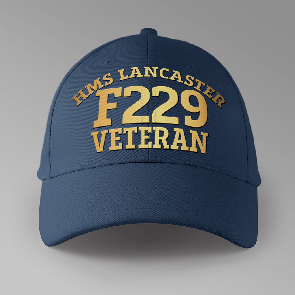 HMS Lancaster F229 Veteran - Personalised Baseball Cap