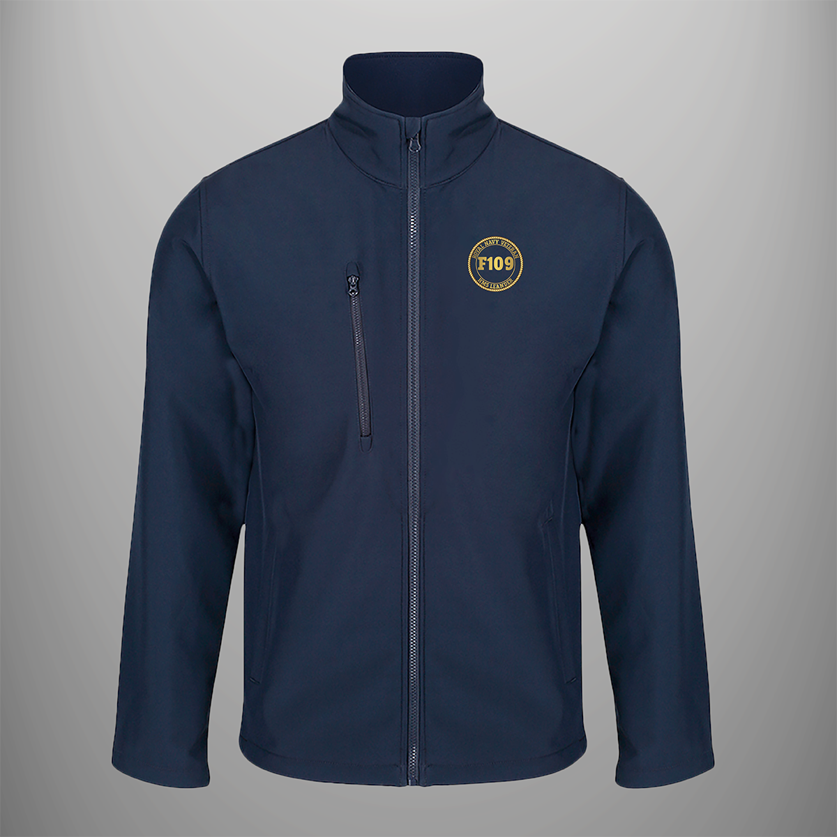 HMS Leander F109 Pennant Number Soft-Shell Jacket
