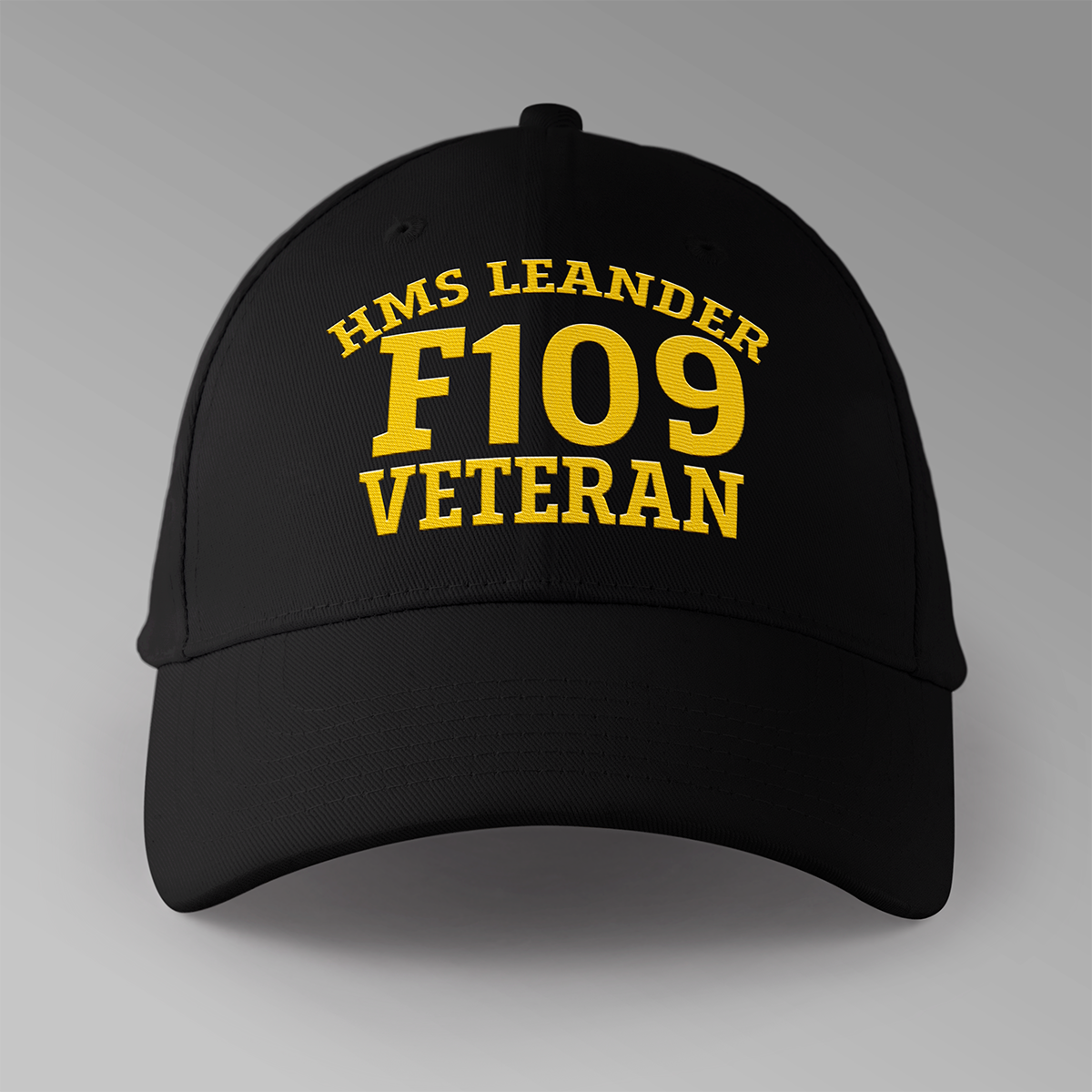 HMS Leander F109 Veteran - Embroidered Personalised Baseball Cap