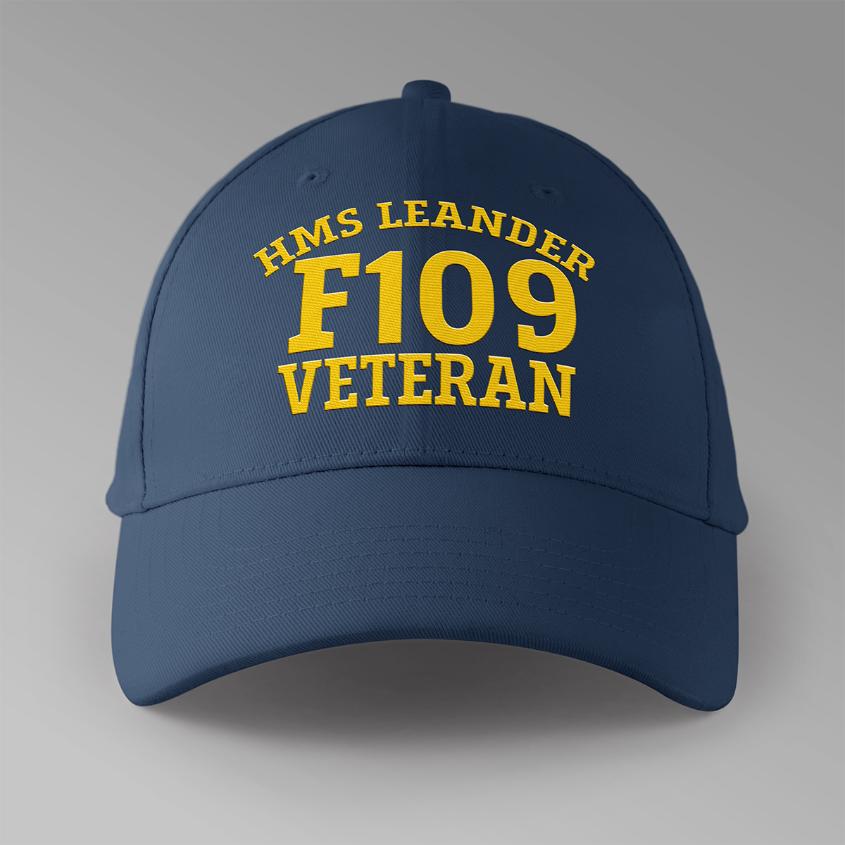 HMS Leander F109 Veteran - Embroidered Personalised Baseball Cap