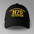 HMS Manxman M70 Veteran - Embroidered Personalised Baseball Cap