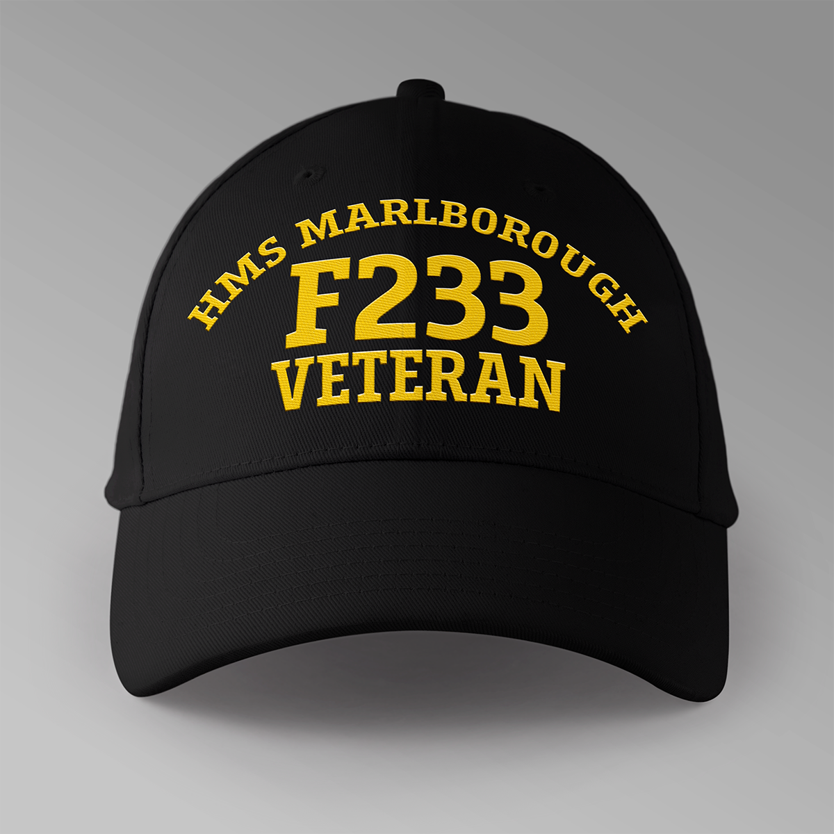 HMS Marlborough F233 Veteran - Embroidered Personalised Baseball Cap