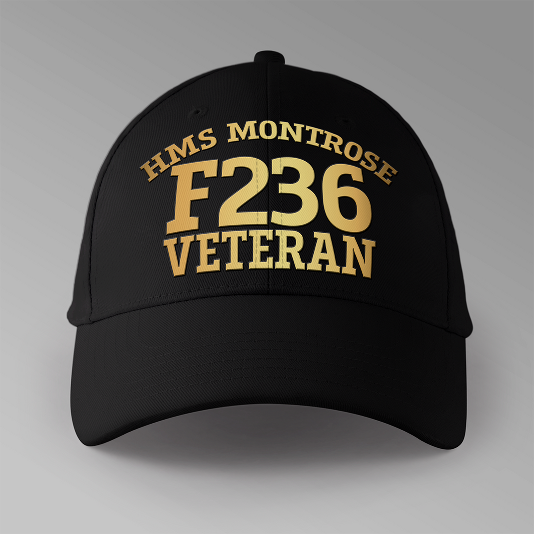 HMS Montrose F236 Veteran - Personalised Baseball Cap