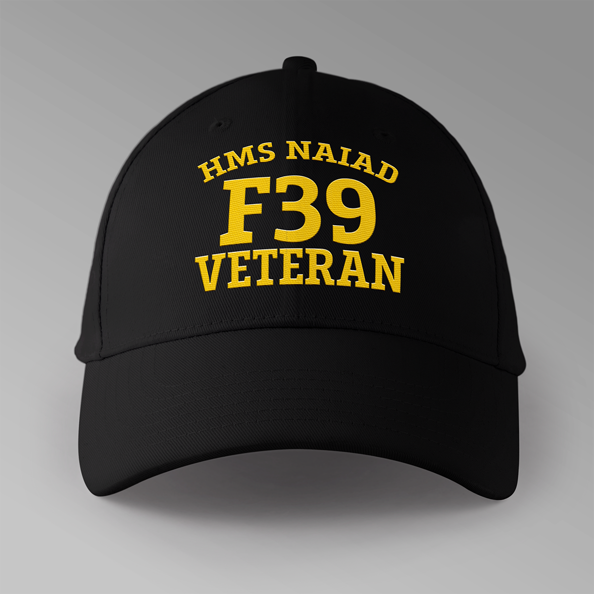 HMS Naiad F39 Veteran - Embroidered Personalised Baseball Cap