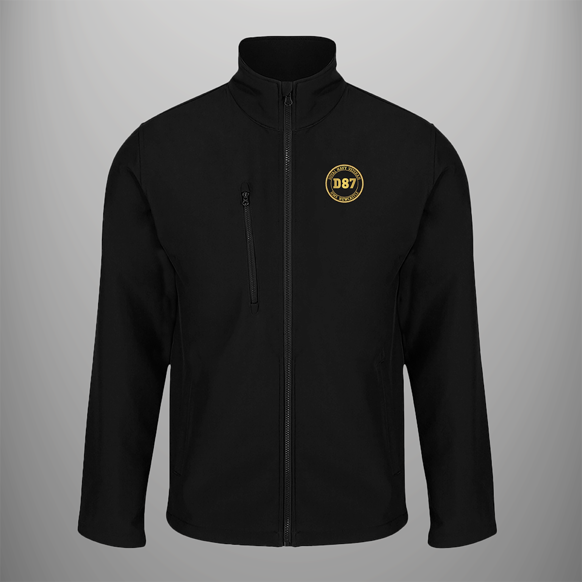 HMS Newcastle D87 Pennant Number Soft-Shell Jacket