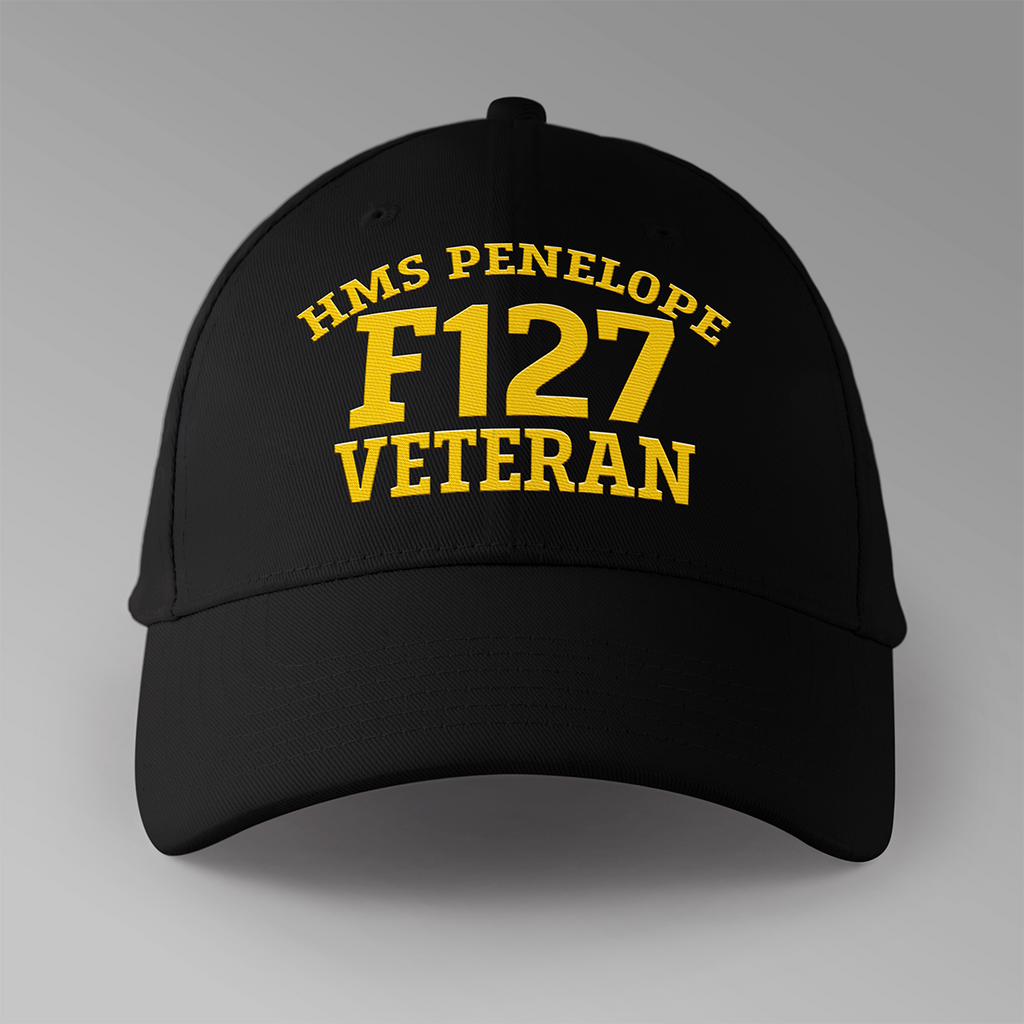 HMS Penelope F127 Veteran - Embroidered Personalised Baseball Cap