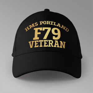 HMS Portland F79 Veteran - Personalised Baseball Cap