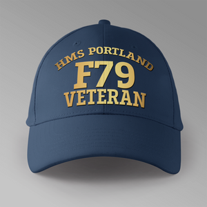 HMS Portland F79 Veteran - Personalised Baseball Cap