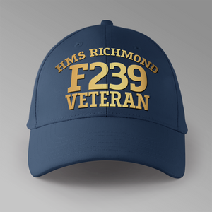 HMS Richmond F239 Veteran - Personalised Baseball Cap