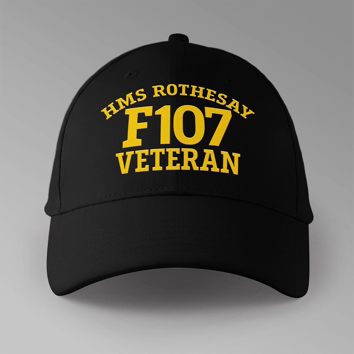 HMS Rothesay F107 Veteran - Embroidered Personalised Baseball Cap
