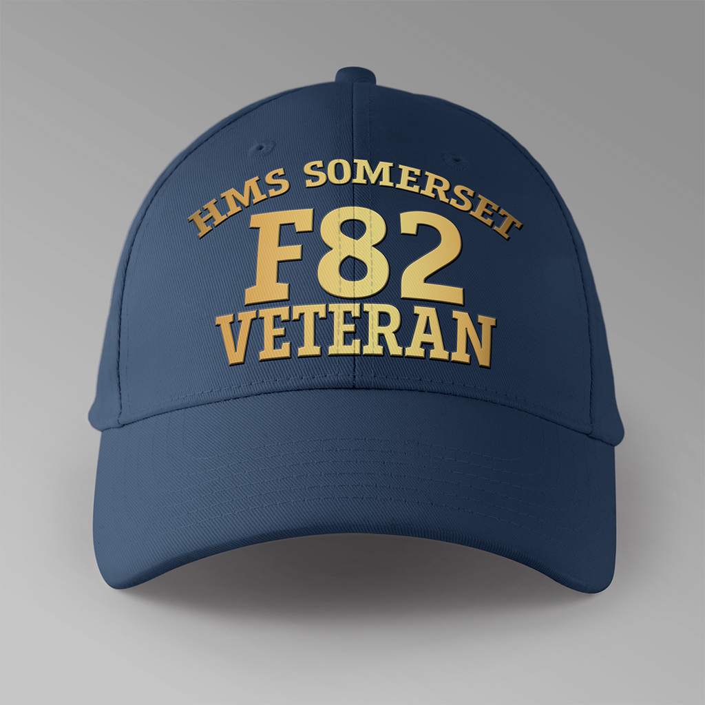 HMS Somerset F82 Veteran - Personalised Baseball Cap