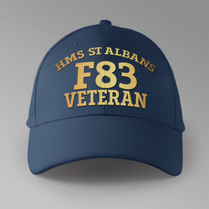 HMS St Albans F83 Veteran - Personalised Baseball Cap