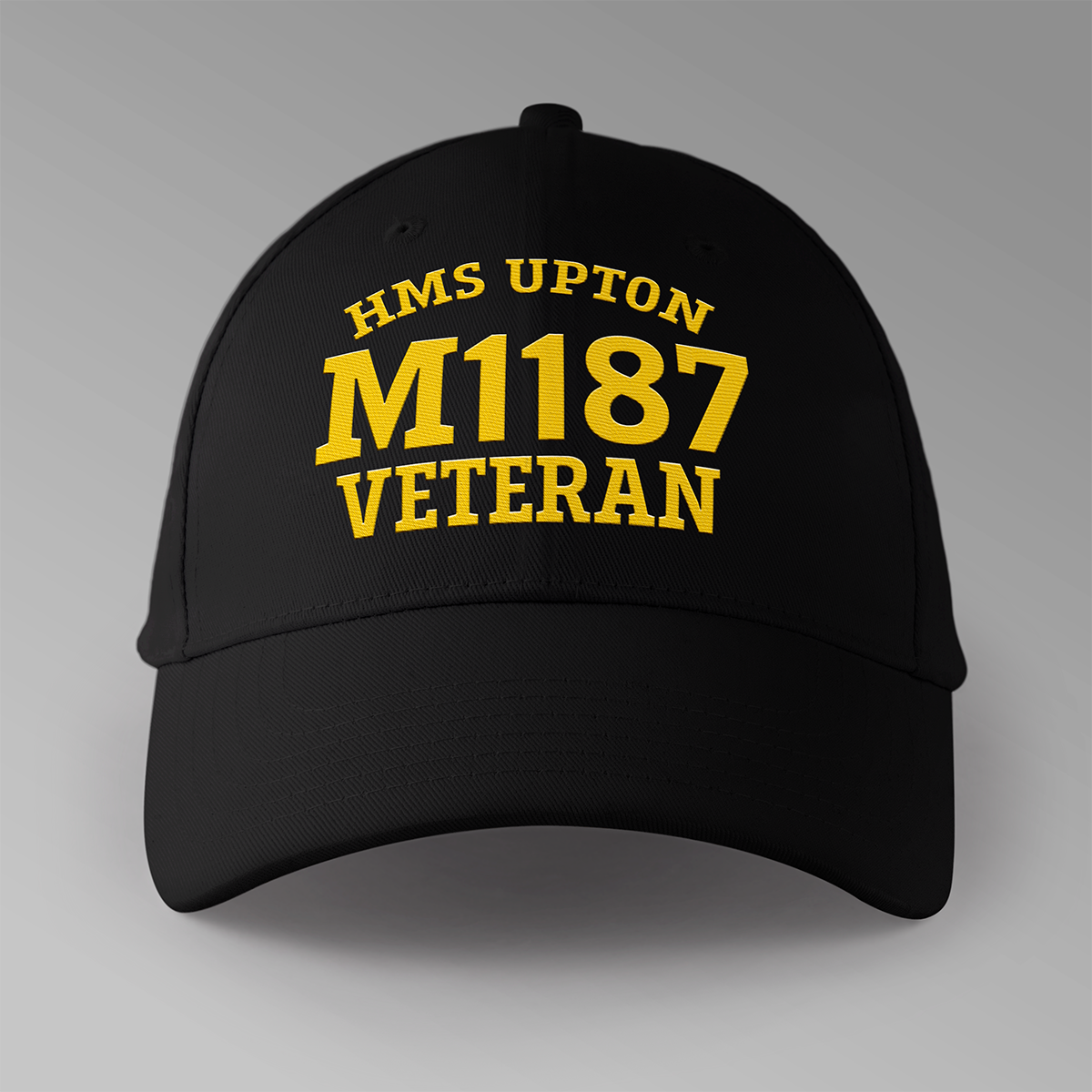 HMS Upton M1187 Veteran - Embroidered Personalised Baseball Cap