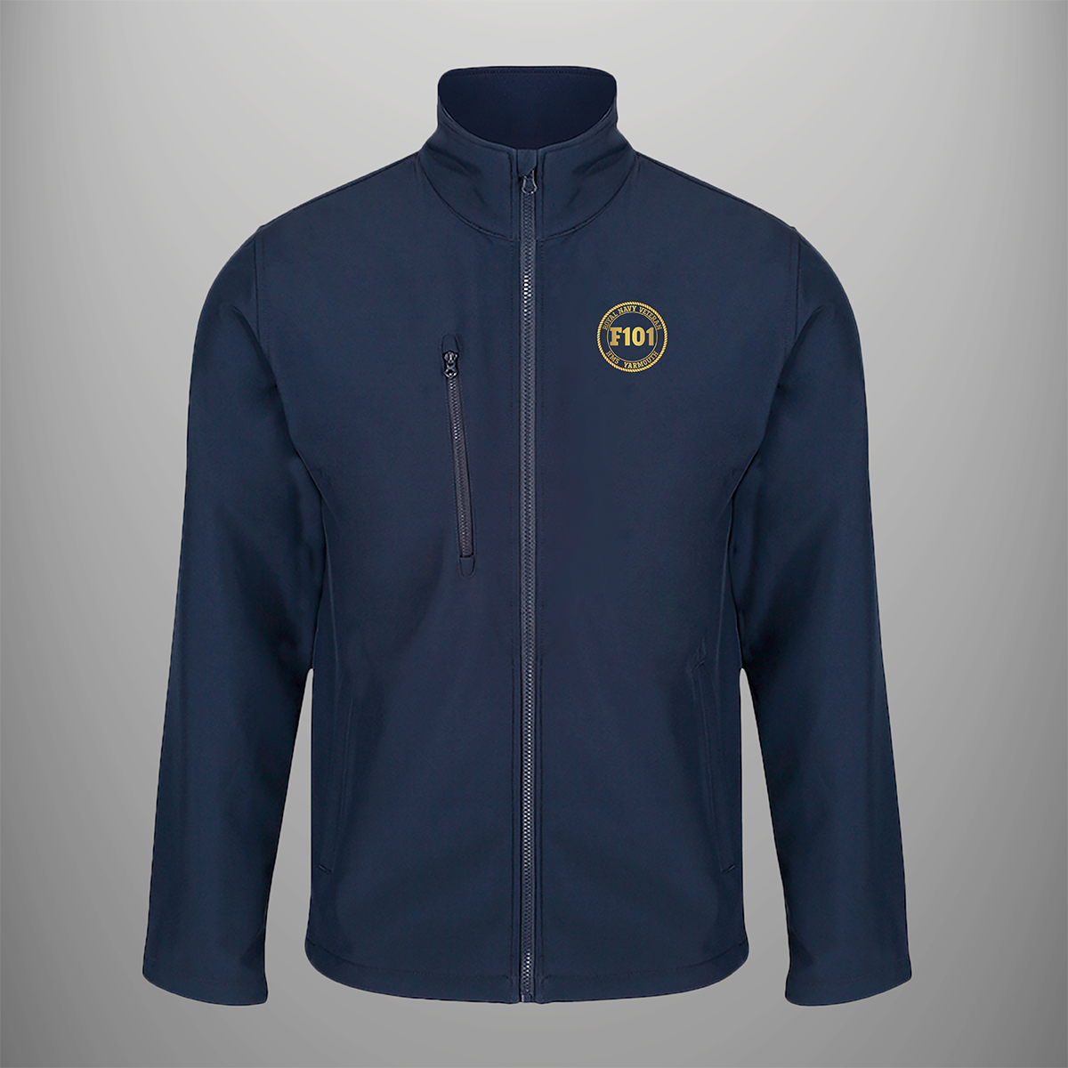 HMS Yarmouth F101 Pennant Number Soft-Shell Jacket