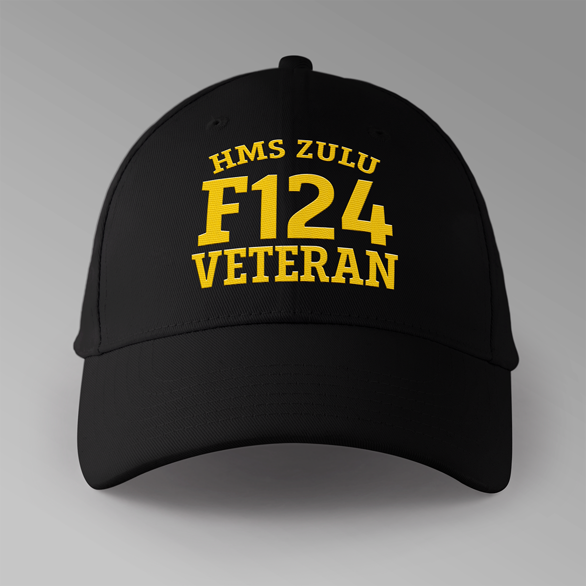 HMS Zulu F124 Veteran - Embroidered Personalised Baseball Cap