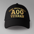 HMY Britannia A00 Veteran - Personalised Baseball Cap