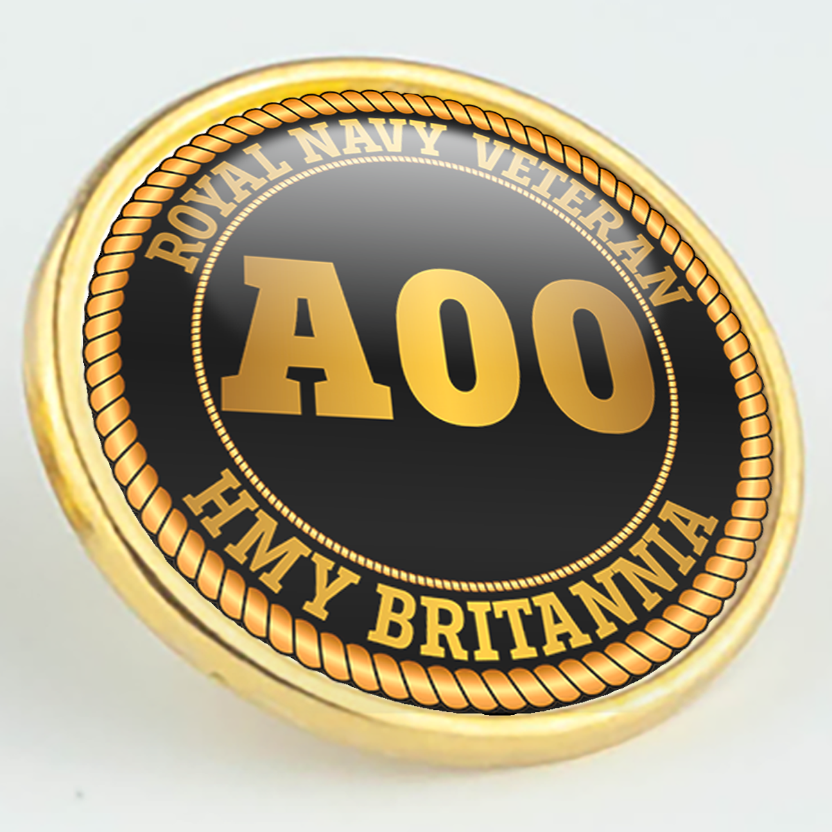 HMY Britannia A00 Pennant Number Pin/Lapel Badge