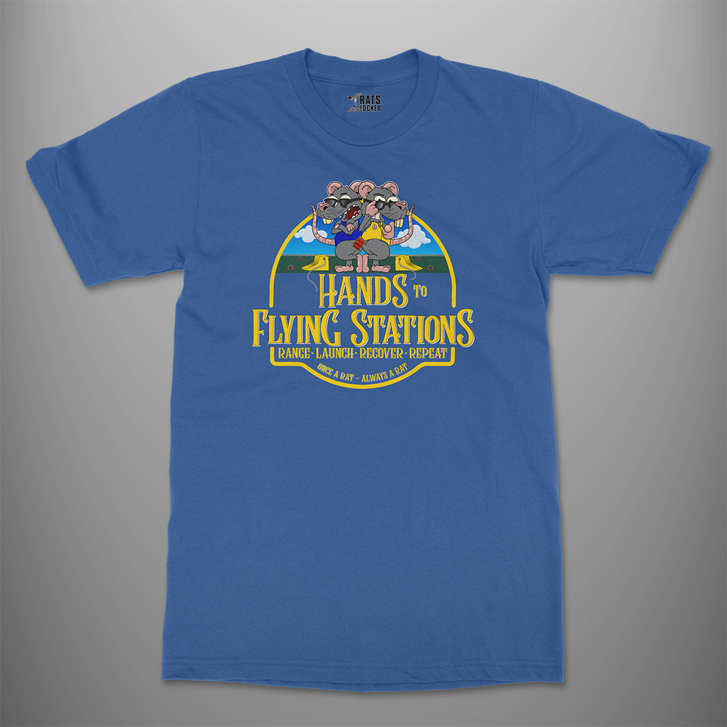 Aircraft Handler 'Hands to Flying Stations' T-Shirt