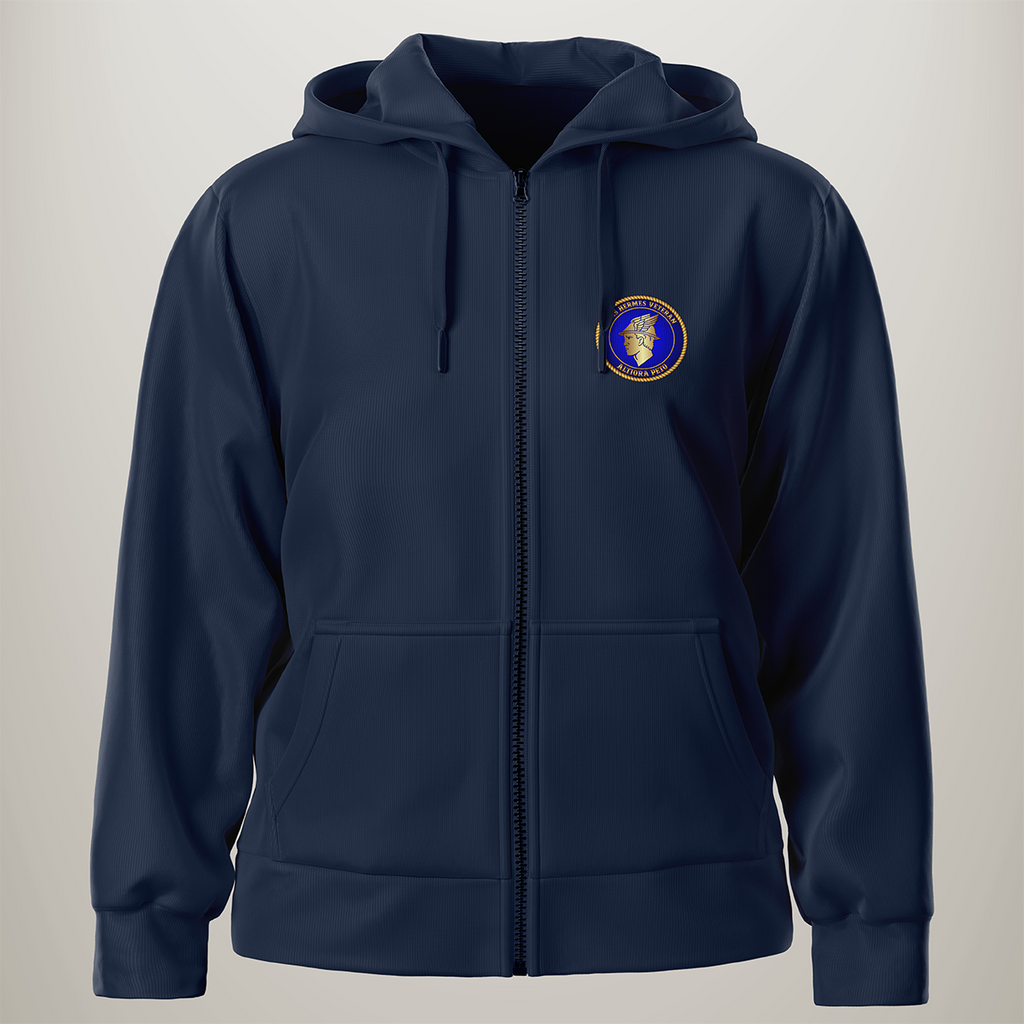 HMS Hermes Veteran Zipped Hoodie