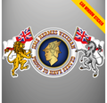 HMS Hermes Veteran 'Proud to Have Served' Car Window Sticker
