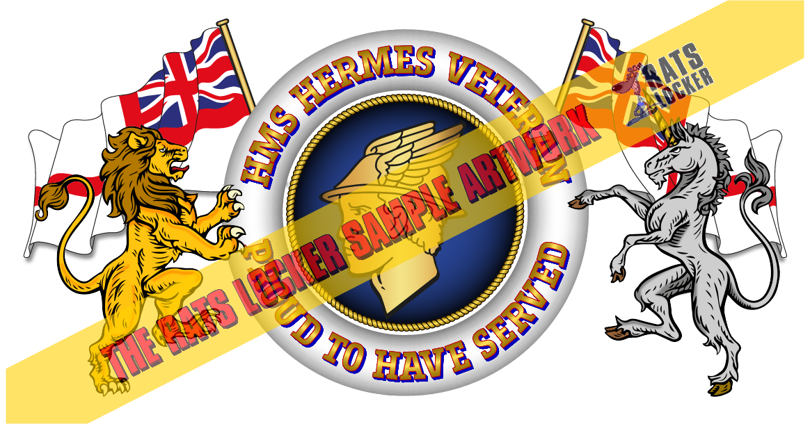 HMS Hermes Veteran 'Proud to Have Served' Polo Shirt