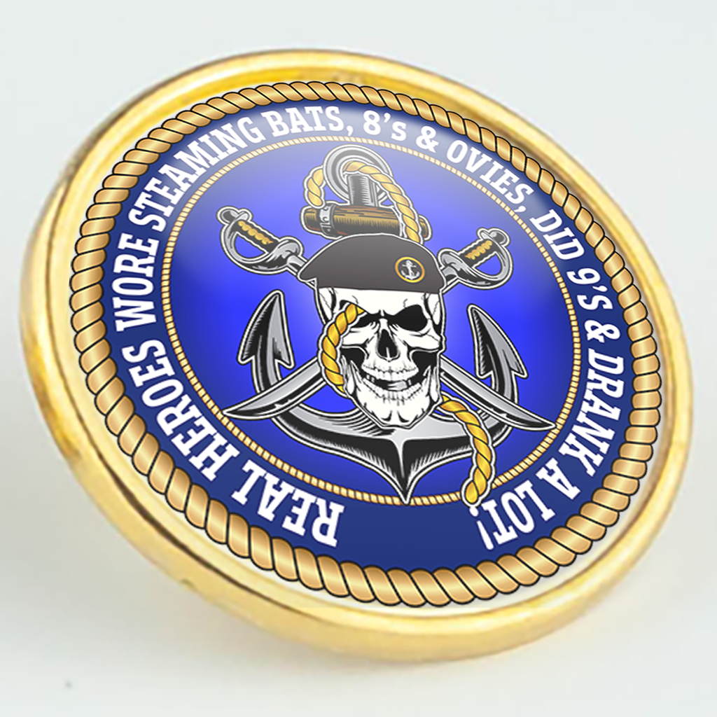 Real Heroes Pin/Lapel Badge