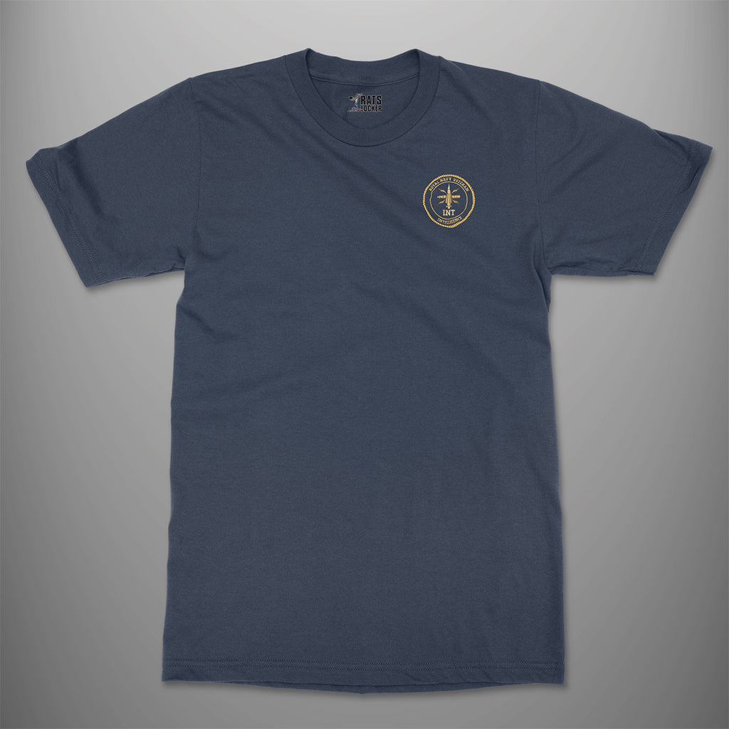 Royal Navy Veteran 'Intelligence' T-Shirt in navy
