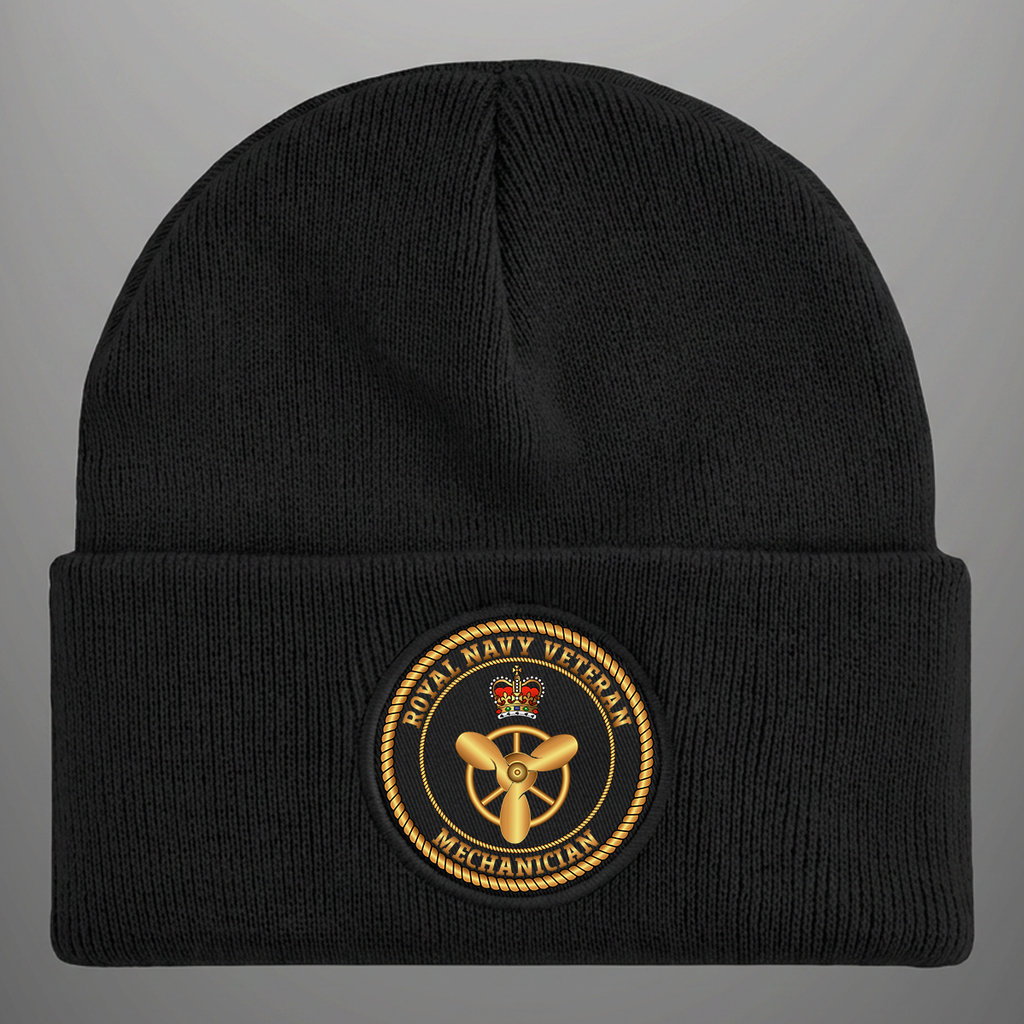 Royal Navy Veteran 'Mechanician' - Beanie Hat