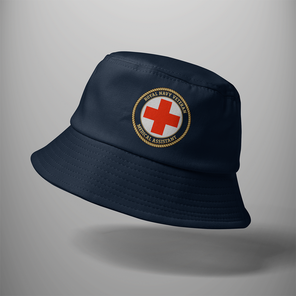 Royal Navy Veteran 'Medical Assistant' Bucket Hat